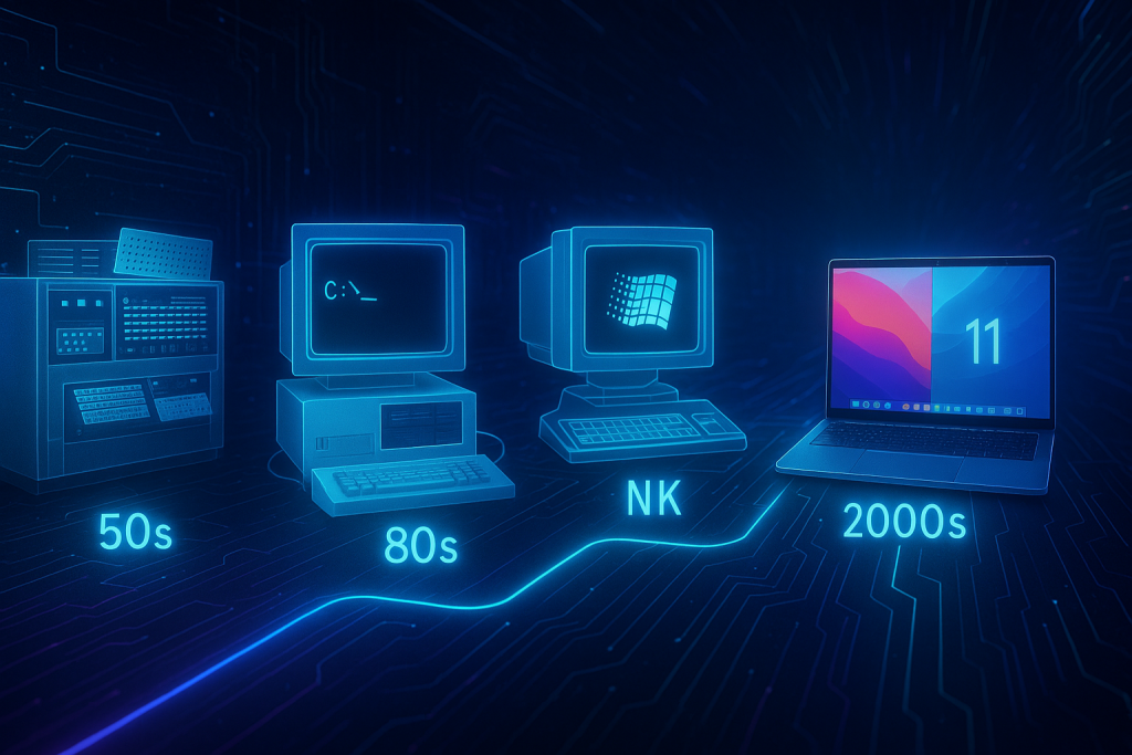 A friendly look at the History of Operating systems