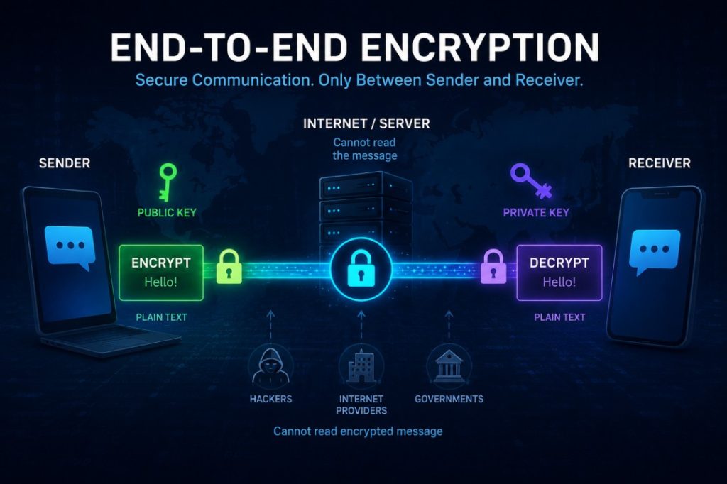 End to End encryption and how it works