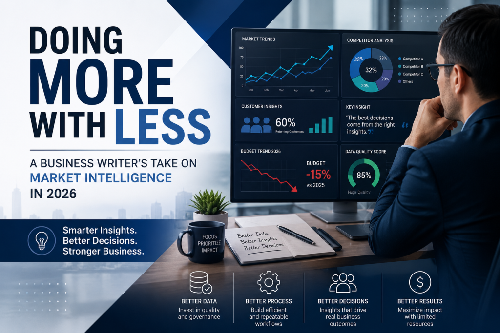 Doing More With Less: A Business Writer’s Take on Market Intelligence in 2026